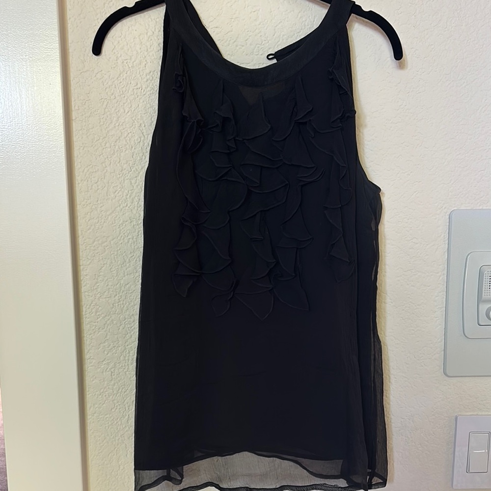 Elegant Black Sleeveless Top